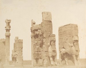 Perszepolisz ősi kapuja], 1858. alkotó: Luigi Pesce