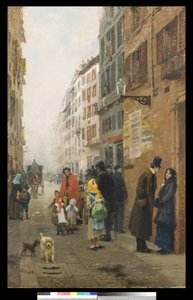 Egy utca Milánóban, 1881