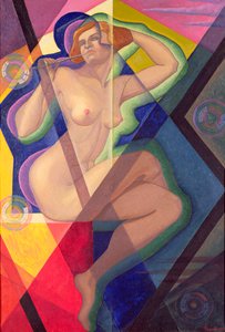 A nő szappanbuborékokkal alkotó: Luigi Russolo