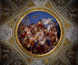Olimposz, Iliász szoba, Palazzo Pitti (freskó)