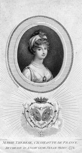 Marie-Therese-Charlotte de Bourbon, Angouleme és Dauphine francia hercegné, 1805.