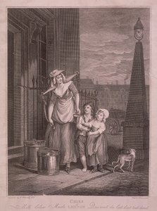 „Tej a szolgálólányok alatt”, Cries of London, c1795