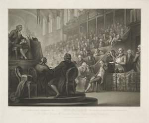 Toespraak van Lodewijk XVI Tizenhatodik Lewis emlékezetes beszéde a Nemzeti Kongresszus bárjában (cím a tárgyon)