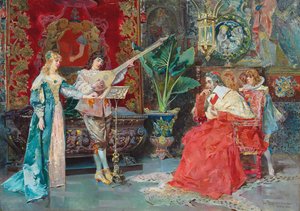 Zenés közjáték, 1881 alkotó: Luis Alvarez Catalá
