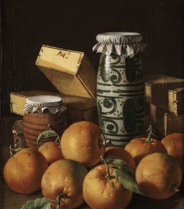 Csendélet naranccsal és édességekkel. 1764-65 körül alkotó: Luis Egidio Melendez