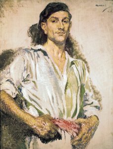 Pelotari (kosárlabdázó) alkotó: Luis Felipe Usábal y Hernández