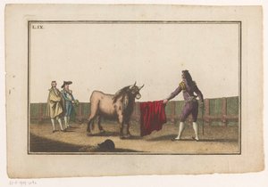 Matador kihív egy bikát Coleccion de las Principles suertes de una corrida de toros (sorozat címe) A legfontosabb bikaviadal manőverek gyűjteménye (sorozat címe)