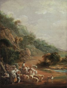 Jelenet falubeliekkel, 1786