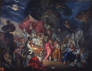 Diogenész ébersége alkotó: Luis Paret y Alcazar