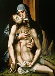 Pieta (olaj a panelen)