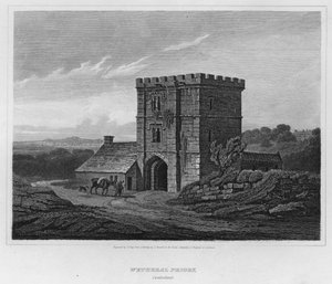 Wetheral Priory, Cumberland (metszet)