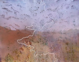 2. út, 2019 (olaj, vászon) alkotó: Luke Elwes