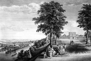 Kilátás a buckinghamshire-i Clivedenről, Inchiquin grófjának székhelyéről, 1759