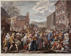A gárdisták menete Skócia felé 1745-ben