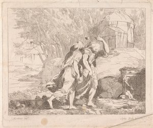 Deucalion és Pyrrha az özönvíz után