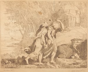 Két menekülő alak alkotó: Lydia Bates after John Hamilton Mortimer