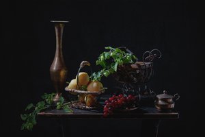 Hangulatos gyümölcscsendélet alkotó: Lydia Jacobs
