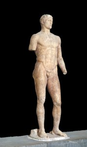 Szicionei Lysipus Agias szobra (Kr.e. 395-305) Kr.e. 355 Delphi Múzeum, Görögország