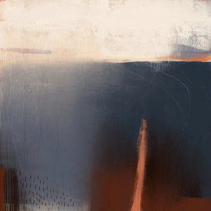 Absztrakt: Kék horizont alkotó: MANSI SAXENA