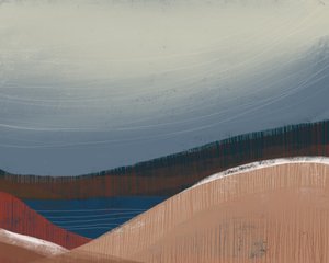 Földes kék horizont alkotó: MANSI SAXENA