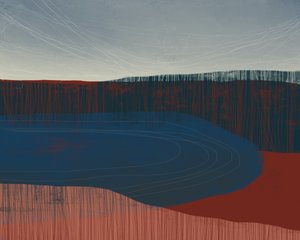 Nyugodt, texturált tájkép alkotó: MANSI SAXENA