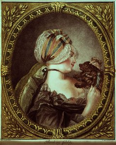 Louis Marin Bonnet (1743-93) metszetében, Provoking Fidelity alkotó: M.A. (after) Parelle