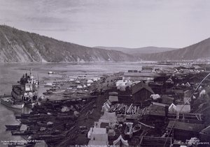 Dawson City tavasszal alkotó: M.H. Craig