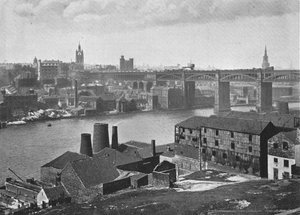 Newcastle-on-Tyne, a Rabbit Banksból, 1900