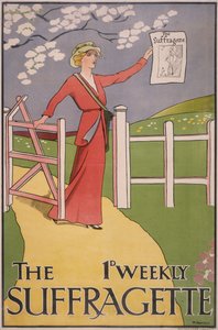 A The Suffragette újság plakátja, c1910-c1915 alkotó: M Bartels