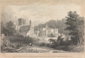 Northumberland, Brinkburn Priory, északnyugati nézete; 44. oldal (Első kötet)