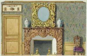 Kémény a rue Fortunee étkezőjében, a Balzac által 1847-ben vásárolt házban.