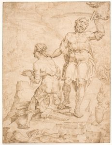 Ábrahám áldozata alkotó: Maarten van Heemskerck