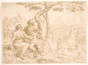 Júda és Támár alkotó: Maarten van Heemskerck