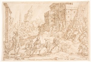 Aj királyát eltemették alkotó: Maarten van Heemskerck