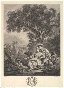 Pensant-ils à ce mouton Gondolnak-e a juhokra, 18. század vége. alkotó: Madame Jourdan