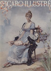 májusi virágok. A Le Figaro Illustre borítója, 1894. május