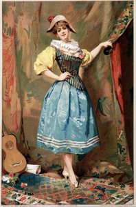A jelmez (Egy nő gitárral), sd. 19
