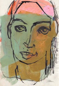 Sketchbook 25, 2025 (tempera, tus, papír)