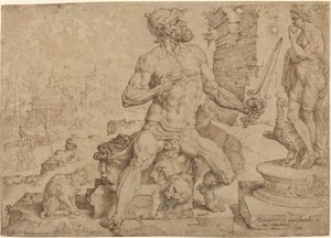Simeon pátriárka alkotó: Maerten van Heemskerck