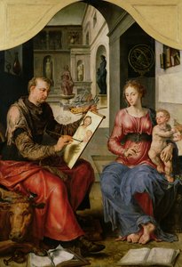 Szent Lukács Szűz festménye, 1545 körül