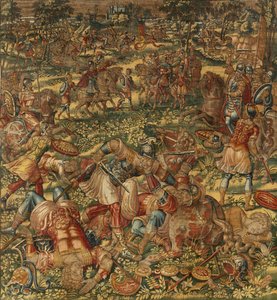 Gideon története, 16. század vége (selyem és gyapjú) alkotó: Maerten van Heemskerck