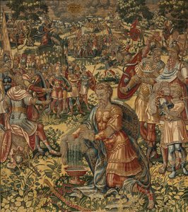 Gideon története, 16. század vége (selyem és gyapjú) alkotó: Maerten van Heemskerck