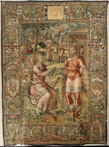 Gideon története, 16. század vége (selyem és gyapjú) alkotó: Maerten van Heemskerck