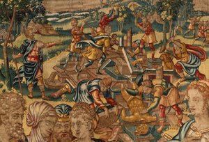 Gideon története, 16. század vége (selyem és gyapjú) alkotó: Maerten van Heemskerck