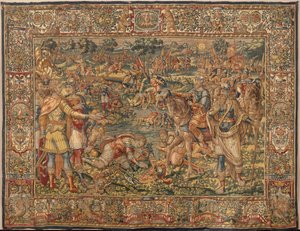 Gideon története, 16. század vége (selyem és gyapjú) alkotó: Maerten van Heemskerck