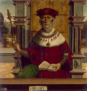 Ezékiel próféta, c. 1525 alkotó: Maestro de Becerril
