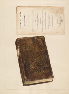 Könyv - Angol nyelvtan, c. 1936. alkotó: Magnus S. Fossum