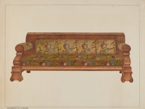 High Back Lounge, c. 1938. alkotó: Magnus S. Fossum