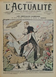 Karikatúra a Panama-csatorna építkezéséről és az azt körülvevő médiavisszhangról, a LActualite magazin borítója, 1902. március 9.