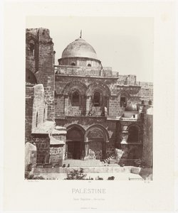 Gezicht op de Saint Sepulcher Kerk Jeruzsálemben (Palesztina/Szent Sír – Jeruzsálem) Ókori építészet: Egyiptom, Görögország, Kis-Ázsia: Fotóalbum (sorozat címe)